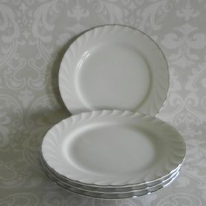 4 Vintage 6 1/4 Inch Dessert Plates
